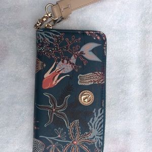 Spartina 449 mermaid wristlet new